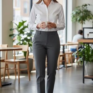Banana Republic Factory Classic White Button Down Shirt